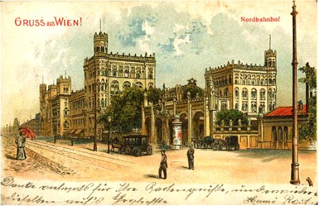 Nordbahnhof Postkarte 1900 001