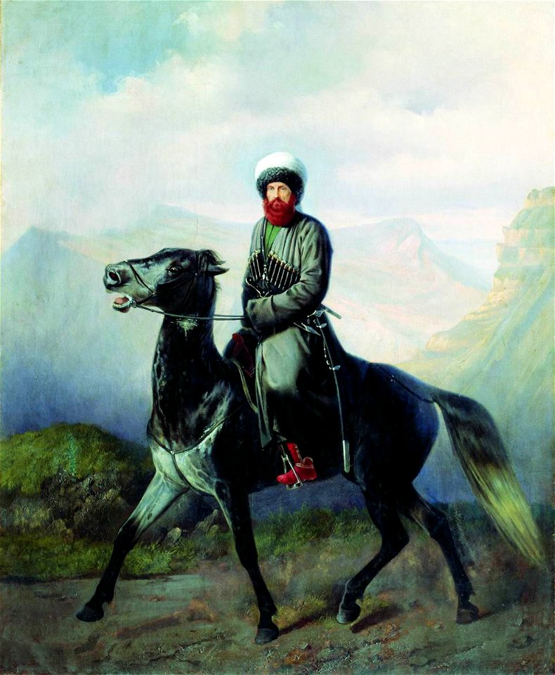 Nikolai Sverchkov - Portrait of Shamil