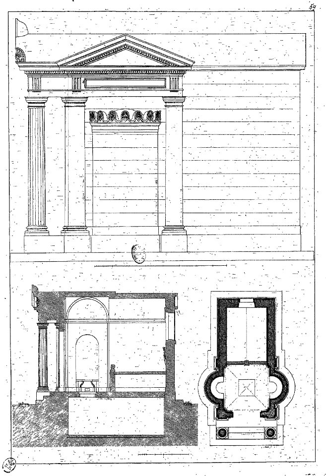 Normand - Monuments funéraires choisis dans les cimetières de Paris - Planche 59