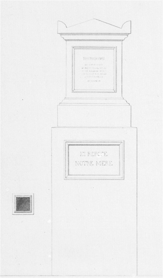 Normand - Monuments funéraires choisis dans les cimetières de Paris - Planche 15 - 1