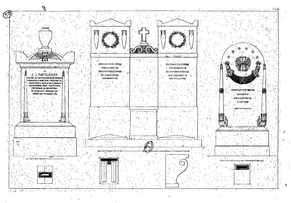 Normand - Monuments funéraires choisis dans les cimetières de Paris - Planche 16