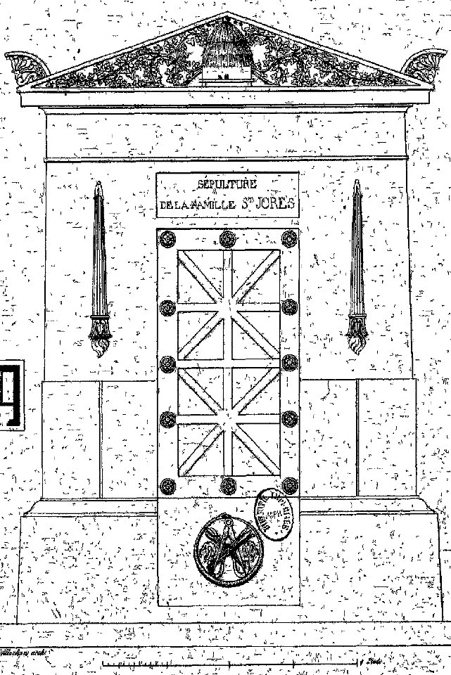 Normand - Monuments funéraires choisis dans les cimetières de Paris - Planche 42 - Saint-Jores