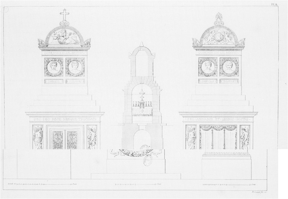 Normand - Monuments funéraires choisis dans les cimetières de Paris - Planche 31