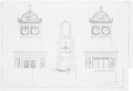 Normand - Monuments funéraires choisis dans les cimetières de Paris - Planche 31