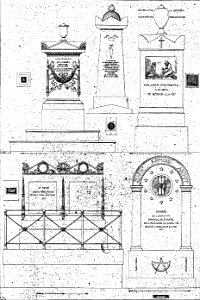 Normand - Monuments funéraires choisis dans les cimetières de Paris - Planche 48