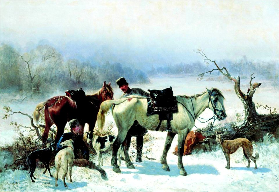 Nikolai Sverchkov - Hunters Resting (2)