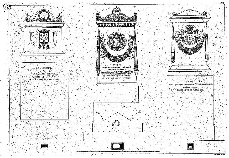 Normand - Monuments funéraires choisis dans les cimetières de Paris - Planche 53