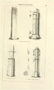 Norman Buttresses stylesofarchitec00rick 0135