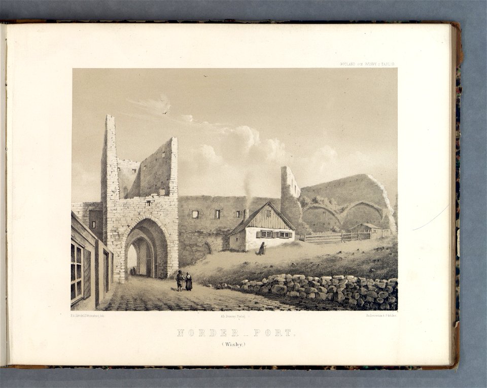 Norderport – P A Säve 1858