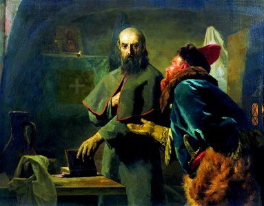 Nikolaj Wassiljewitsch Newrew - Philip II, Metropolitan of Moscow and Malyuta Skuratov