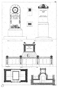 Normand - Monuments funéraires choisis dans les cimetières de Paris - Planche 60