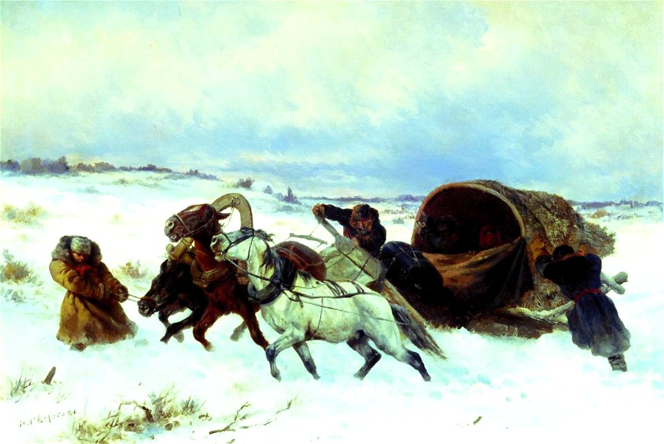 Nikolai Sverchkov - Troika in Winter (1)