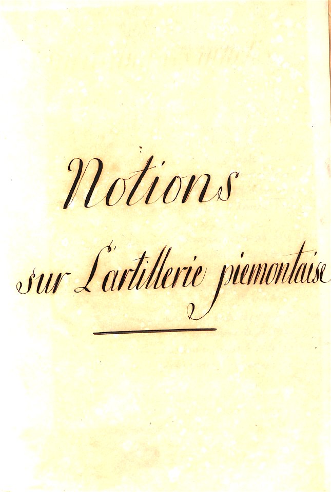 Notions sur l'artillerie piemontaise. Free illustration for personal and commercial use.