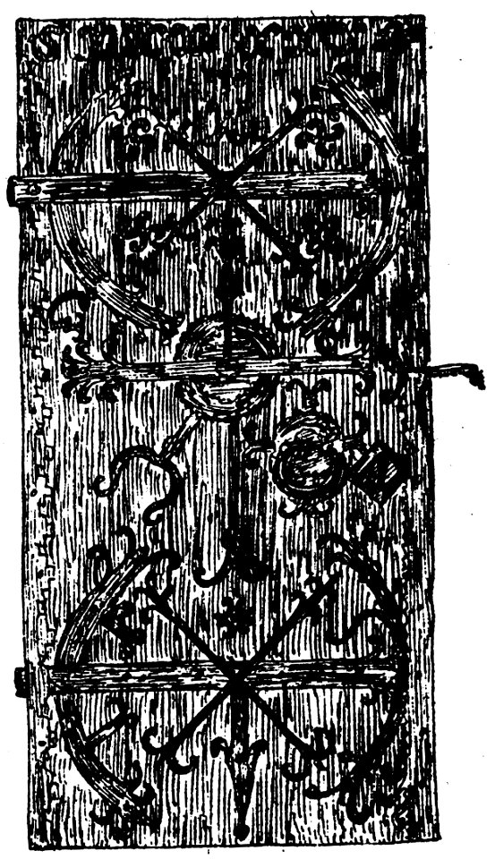 Normlösa kyrka, västra kyrkdörren