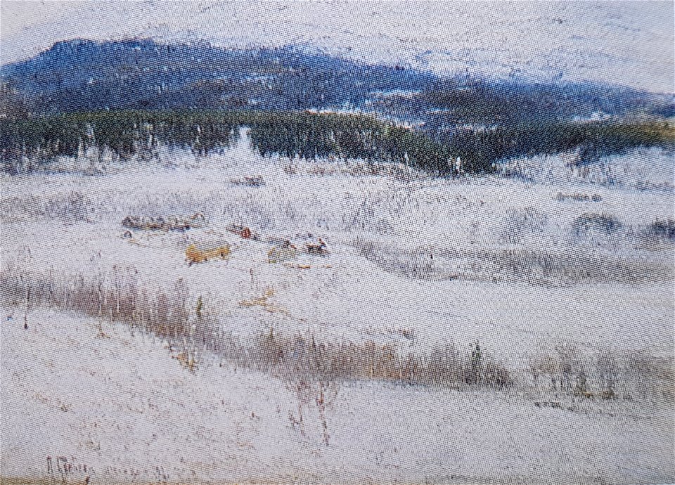 Norskt vinterlandskap x Anton Genberg