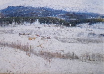 Norskt vinterlandskap x Anton Genberg