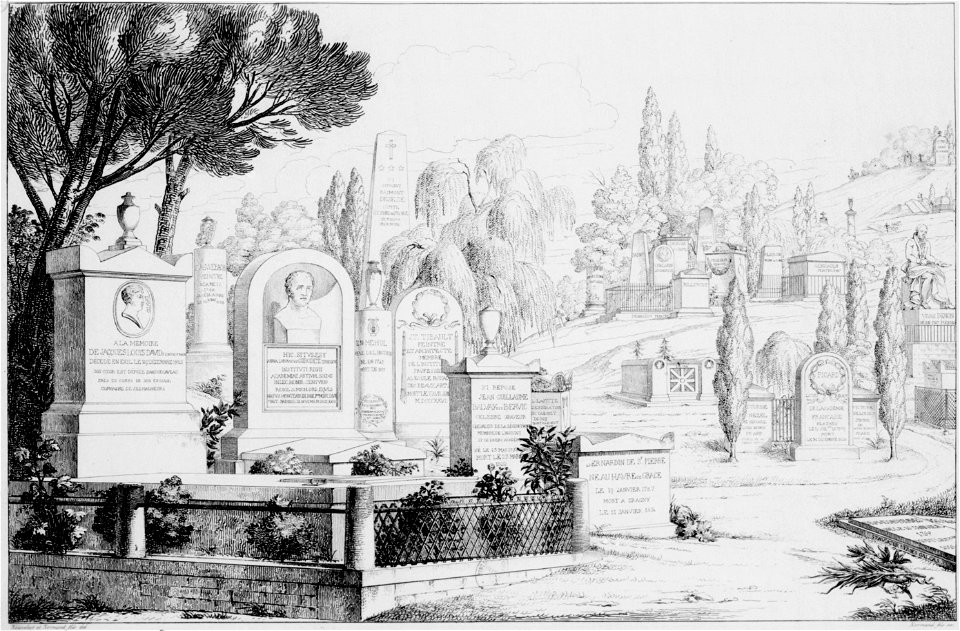 Normand - Monuments funéraires choisis dans les cimetières de Paris - Planche 01
