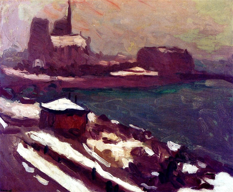 Notre-Dame in Winter Albert Marquet (1902)