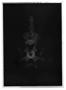 Nordstjärneorden kors kmstk - Livrustkammaren - 9152-negative
