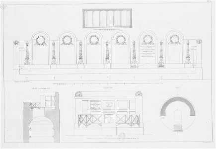 Normand - Monuments funéraires choisis dans les cimetières de Paris - Planche 64