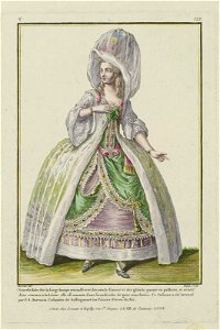 Nouvelle Robe dite la Longchamps retroussé avec des noeuds d'amour