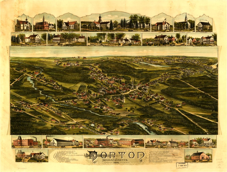 Norton, Massachusetts 1891. LOC 74693247