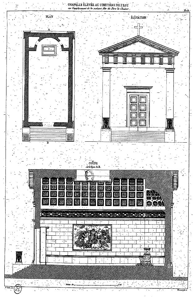 Normand - Monuments funéraires choisis dans les cimetières de Paris - Planche 13