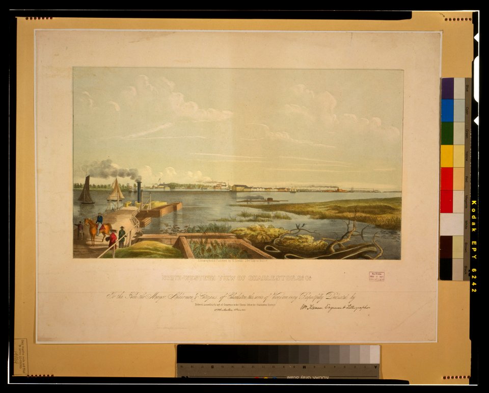 North-western view of Charleston, So. Ca. - lithographed & published by W. Keenan ; Wm. Keenan, engraver & lithographer. LCCN98507909