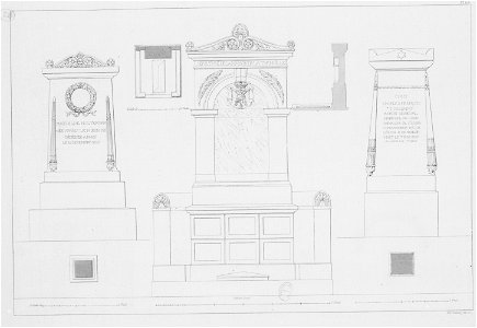 Normand - Monuments funéraires choisis dans les cimetières de Paris - Planche 63