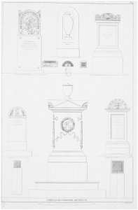 Normand - Monuments funéraires choisis dans les cimetières de Paris - Planche 09