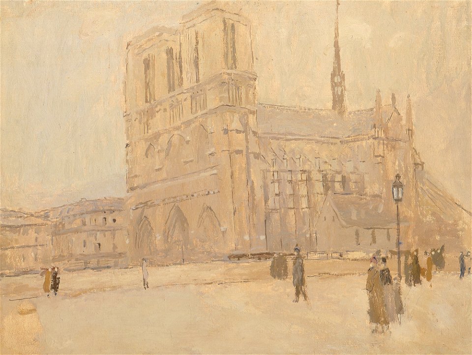 Notre Dame in Winter-1952.13.121 1