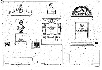 Normand - Monuments funéraires choisis dans les cimetières de Paris - Planche 34