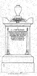Normand - Monuments funéraires choisis dans les cimetières de Paris - Planche 16 - 1