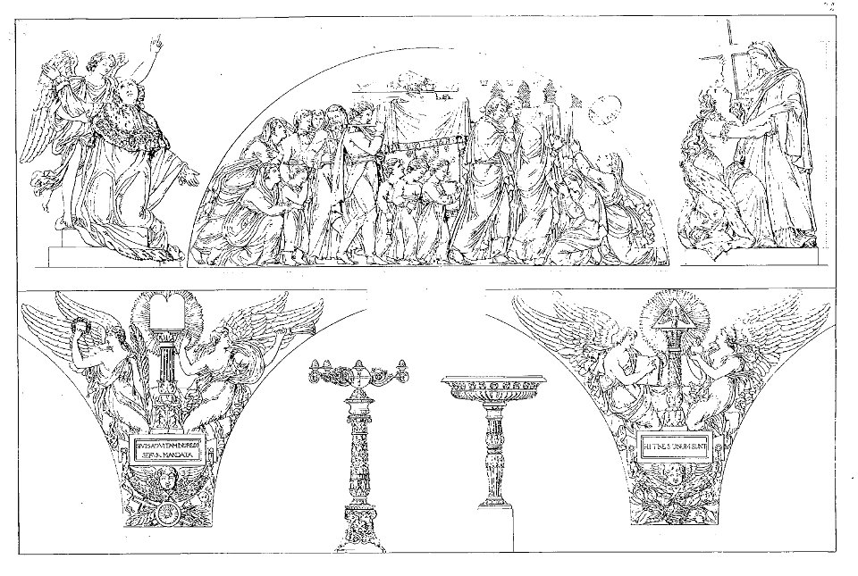 Normand - Monuments funéraires choisis dans les cimetières de Paris - Planche 72