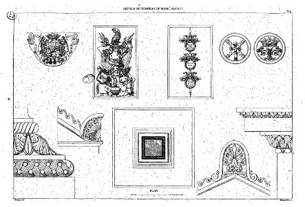 Normand - Monuments funéraires choisis dans les cimetières de Paris - Planche 04