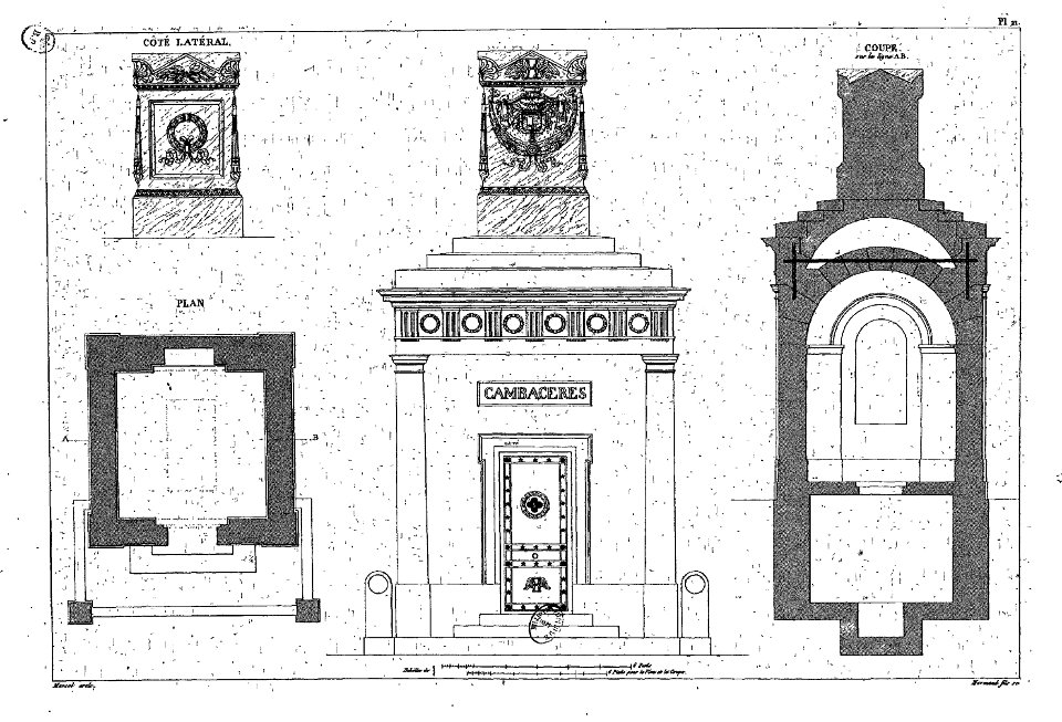 Normand - Monuments funéraires choisis dans les cimetières de Paris - Planche 21