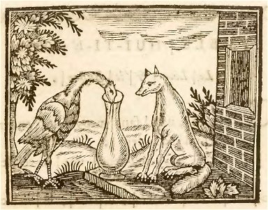 Nouveau syllabaire ingenieux, composé des fables d'Esope, tirées du Labyrinthe de Versailles (page 34 crop)