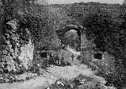 Noto – Avanzi della porta Nord (xilografia)