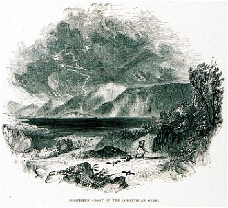 Northern coast of the Corinthian Gulf - Wordsworth Christopher - 1824