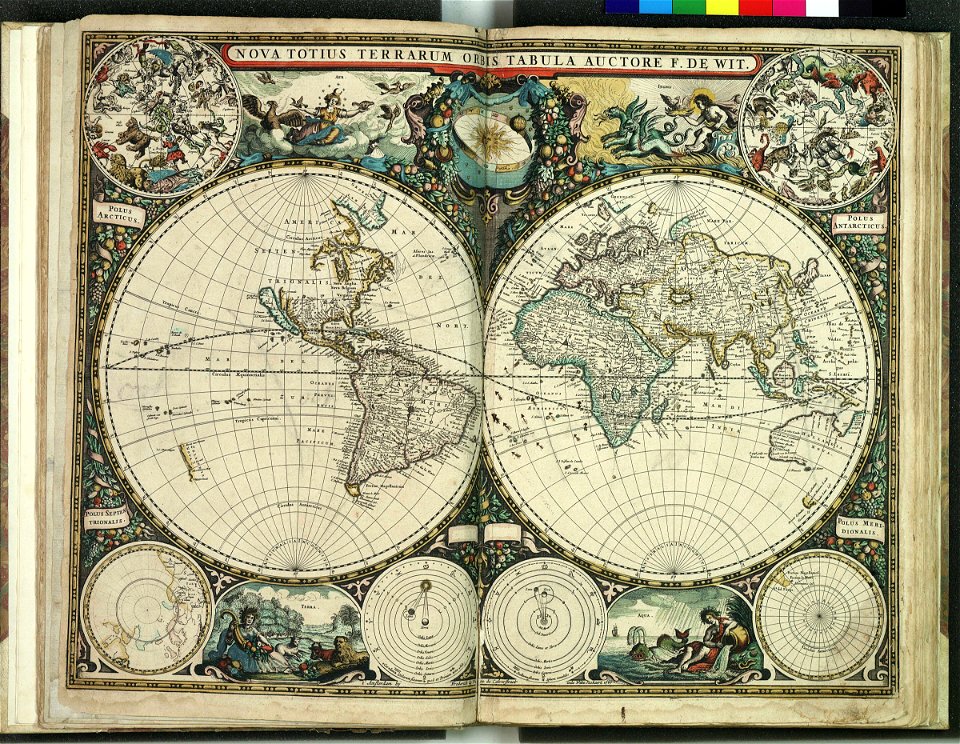 Nova totius terrarum orbis tabula auctore F. de Wit RMG F8117