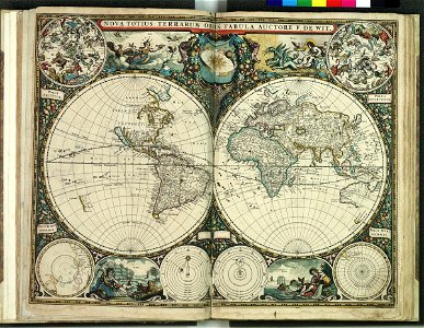 Nova totius terrarum orbis tabula auctore F. de Wit RMG F8117
