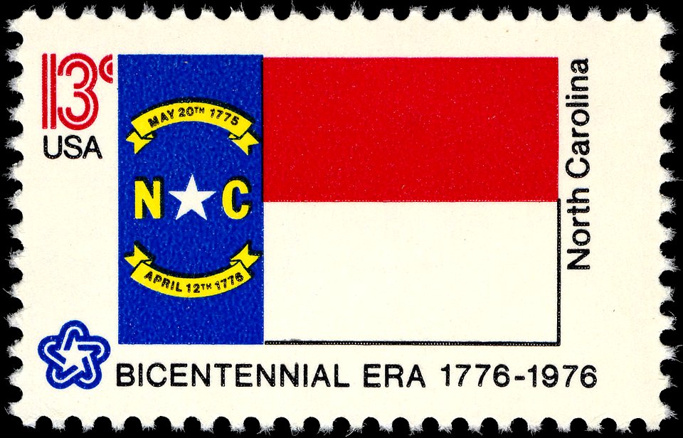 North Carolina Bicentennial 13c 1976 issue