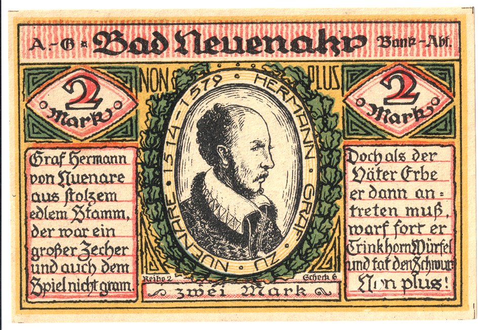 Notgeld Hermann von Neuenahr