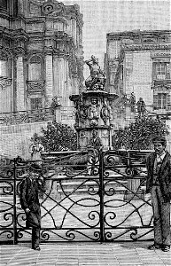 Noto – Fontana Ercole (xilografia)