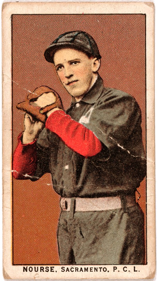 Nourse, Sacramento Team, baseball card portrait LCCN2007685582