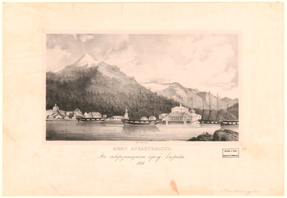 Novo Arkhangel'sk. On northwest coast of America, 1851 LCCN2003677516