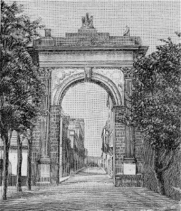 Noto – Porta Nazionale (xilografia)