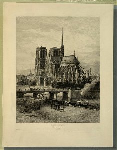 Notre-Dame-Eglise Cathédrale de Paris - Delauney del. & sculp. LCCN95514857