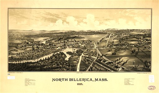 North Billerica, Mass. 1887. LOC 75694595