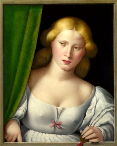 Northern Italian School - Woman at a Window - NG2146 - National Gallery